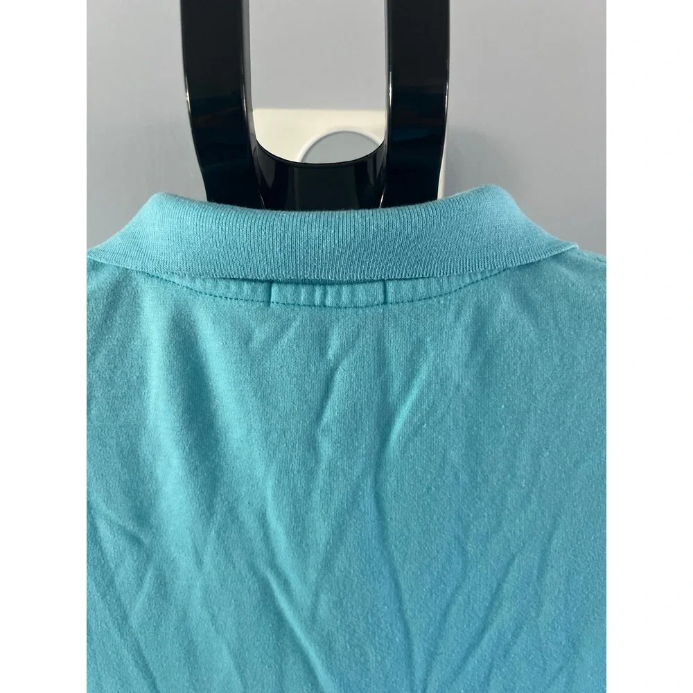 Ralph Lauren Polo Shirt Aqua Blue Short Sleeve Classic Preppy Men's Size XXXL‎